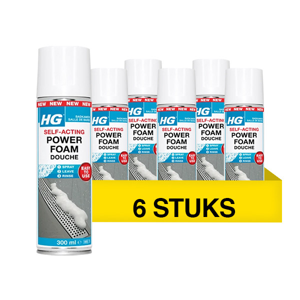 Aanbieding: HG Power Foam Douche (6 stuks à 300 ml) SHG00395 - 1