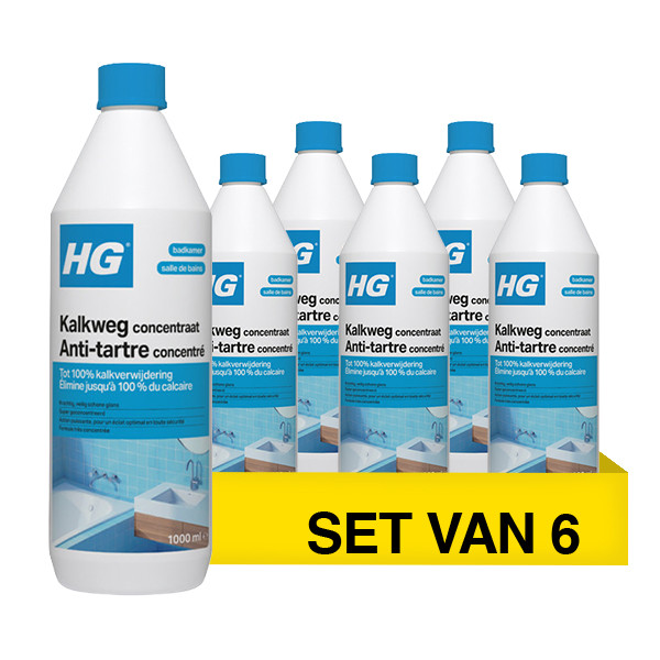 Aanbieding: HG Professionele Kalkaanslag Verwijderaar (6 flessen à 1 liter) SHG00361 - 1