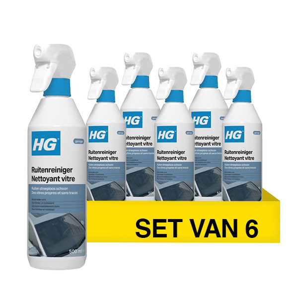 Aanbieding: HG Ruitenreiniger (6 stuks à 500 ml) SHG00498 - 1