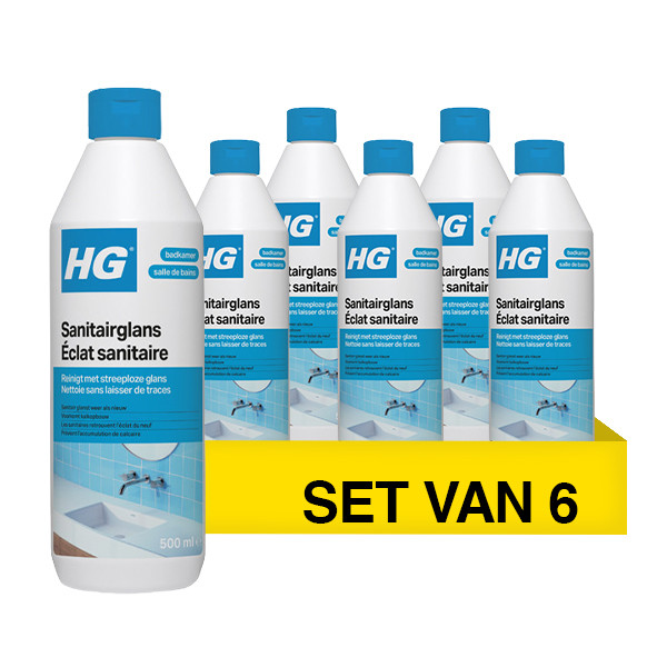 Aanbieding: HG Sanitairglans (6 stuks à 500 ml) SHG00719 - 1