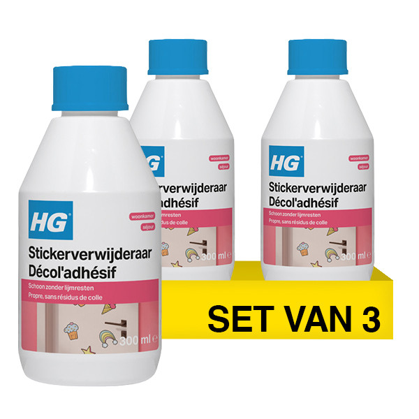 Aanbieding: HG Stickerverwijderaar (3 stuks à 300 ml) SHG00628 - 1