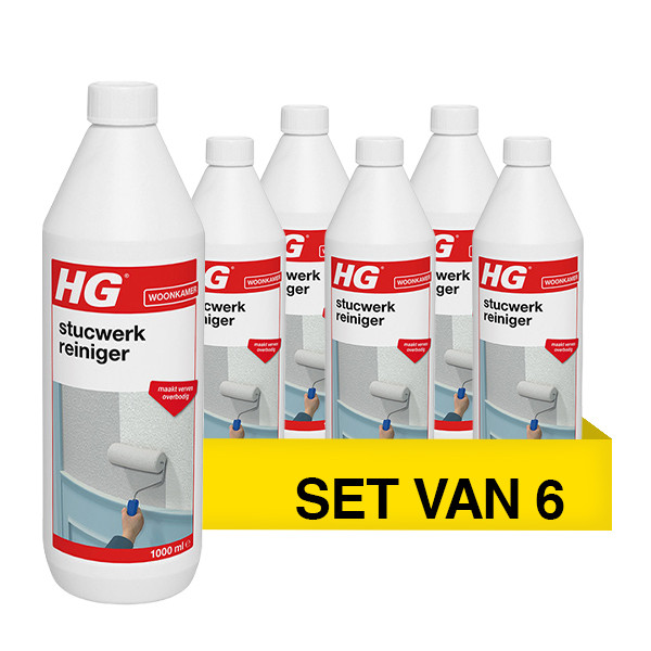 Aanbieding: HG Stucwerk Reiniger (6 stuks à 1 liter) SHG00643 - 1