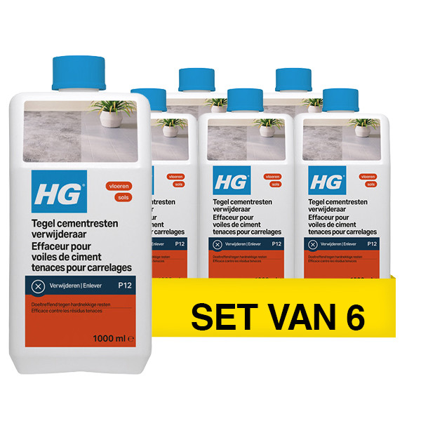 Aanbieding: HG Tegel Cemenrestenverwijderaar (6 stuks à 1 liter) SHG00757 - 1
