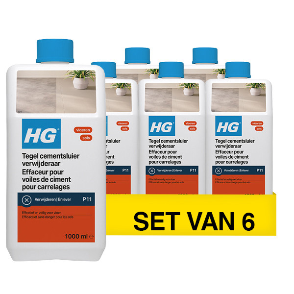 Aanbieding: HG Tegel Cementsluierverwijderaar (6 stuks à 1 liter) SHG00743 - 1