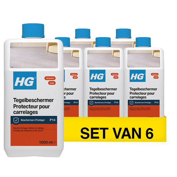 Aanbieding: HG Tegelbeschermer (6 stuks à 1 liter) SHG00745 - 1