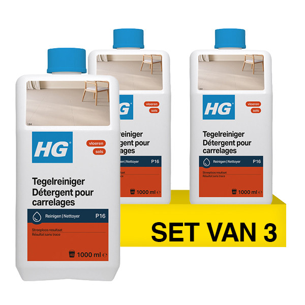 Aanbieding: HG Tegelreiniger (3 stuks à 1 liter) SHG00758 - 1