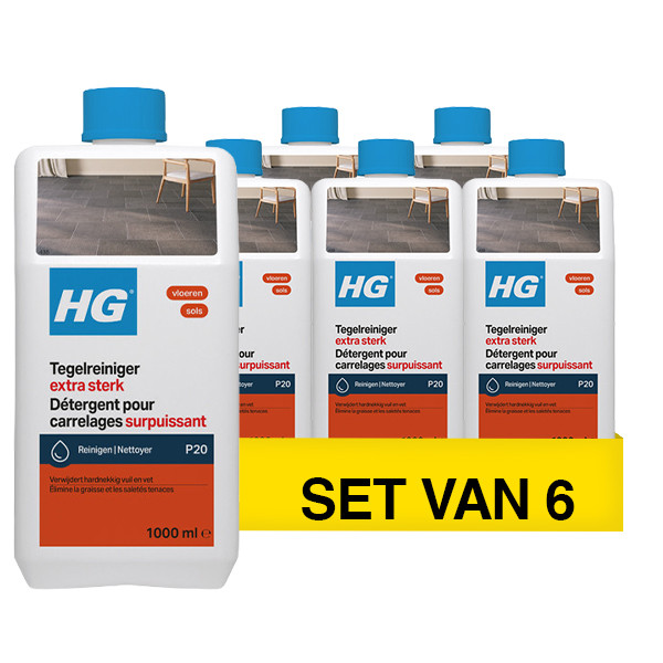 Aanbieding: HG Tegelreiniger Extra Sterk (6 stuks à 1 liter) SHG00765 - 1