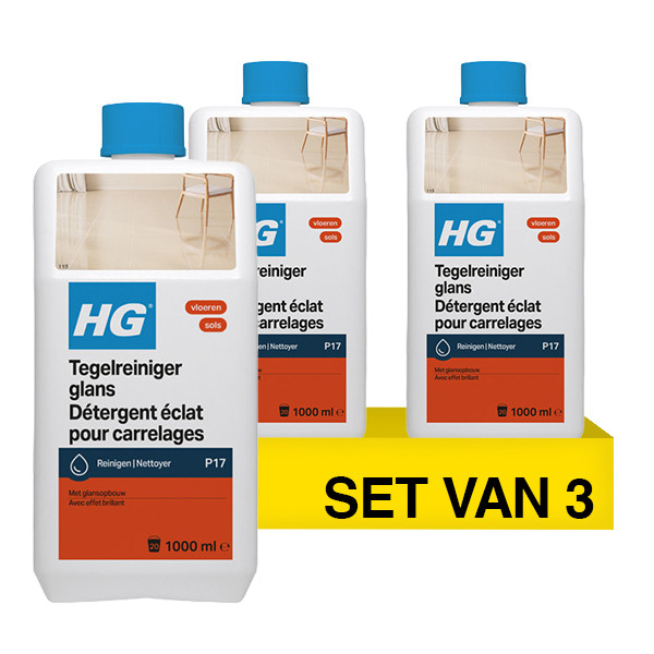 Aanbieding: HG Tegelreiniger Glans (3 stuks à 1 liter) SHG00748 - 1