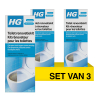Aanbieding: HG Toilet Renovatiekit (3 stuks à 500 ml) SHG00806 - 1