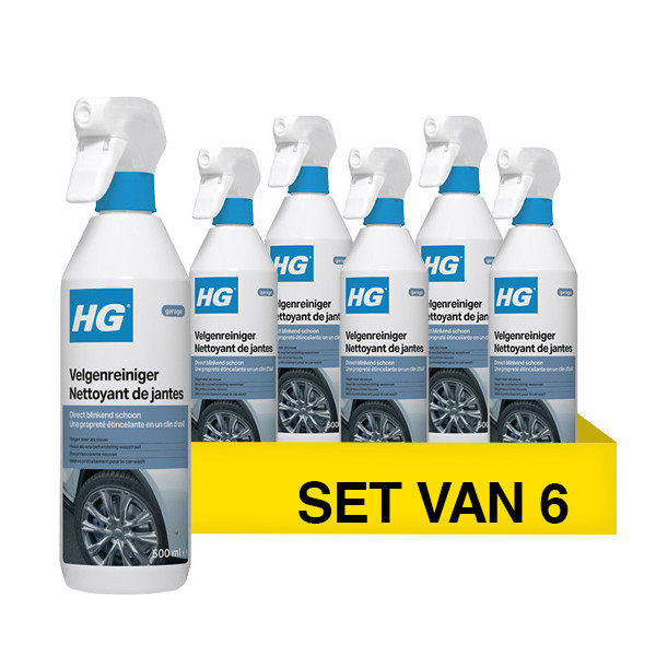 Aanbieding: HG Velgenreiniger (6 stuks à 500 ml) SHG00494 - 1