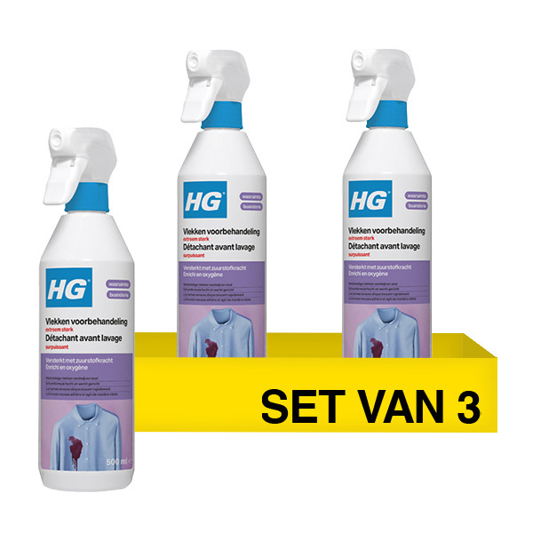 Aanbieding: HG Vlekken Voorbehandeling Extra Sterk (3 stuks à 500 ml) SHG00800 - 1