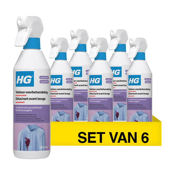 Aanbieding: HG Vlekken Voorbehandeling Extra Sterk (6 stuks à 500 ml) SHG00801 - 1