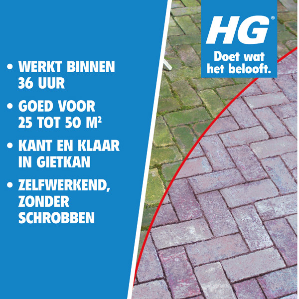 HG groene aanslagreiniger kant & klaar (5 liter) | Geschikt voor: 25 m² tot 50 m² SHG00250 - 3