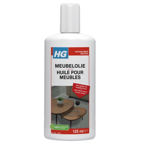 HG verzorgende meubelolie eiken, mahonie en kersen (125 ml)  SHG00035 - 1
