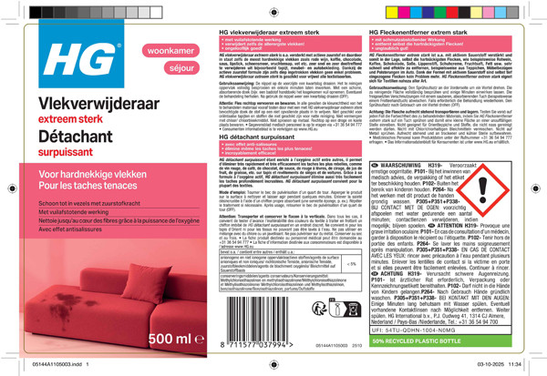 HG vlekkenspray extra sterk (500 ml) SHG00090 - 4