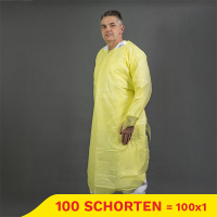 Aanbieding: CPE-schort met mouw (100 stuks – 100 x 125 cm) SHY00650
