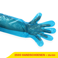 Aanbieding: LDPE Handschoenen Standaardmaat Ongepoederd 3,80 gram (25 dispenserdozen à 100 stuks ) SHY00275