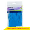 Aanbieding: Latex Huishoudhandschoenen Blauw M (144 verpakkingen - 45 gram) SHY00295 - 1