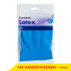 Aanbieding: Latex Huishoudhandschoenen Blauw XXL (144 verpakkingen - 45 gram) SHY00301 - 1