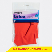 Aanbieding: Latex Huishoudhandschoenen Rood XL (144 verpakkingen - 45 gram) SHY00309 Aanbieding: Latex Huishoudhandschoenen Rood XL (144 verpakkingen - 45 gram) SHY00309