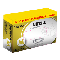 Aanbieding: Medical Accelerator Free Nitril handschoenen maat M Ongepoederd (10 dispenserdozen à 100 stuks - 3,5 gram, 24 cm) SHY00023