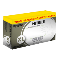 HY@PRO Aanbieding: Medical Accelerator Free Nitril handschoenen maat XL Ongepoederd (10 dispenserdozen à 200 stuks - 3,5 gram, 24 cm)  SHY00035
