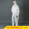 Aanbieding: Microporeuze coverall met capuchon Type 5/6 maat L (25 stuks) SHY00818 - 1