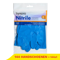 Aanbieding: Nitril Huishoudhandschoenen Blauw L (144 verpakkingen - 65 gram) SHY00289 Aanbieding: Nitril Huishoudhandschoenen Blauw L (144 verpakkingen - 65 gram) SHY00289