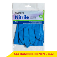 Aanbieding: Nitril Huishoudhandschoenen Blauw M (144 verpakkingen - 65 gram) SHY00287 Aanbieding: Nitril Huishoudhandschoenen Blauw M (144 verpakkingen - 65 gram) SHY00287
