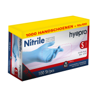 HY@PRO Aanbieding: Nitril handschoenen maat S Ongepoederd (10 dispenserdozen à 100 stuks, 6,2 gram, 30 cm, 100 stuks)  SHY00121