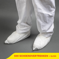 Aanbieding: Non-woven Schoenovertrek Antislip (5 verpakkingen à 100 stuks) SHY00562