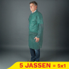 Aanbieding: Non Woven jas met klittenbandsluiting maat XXXL ( 50 stuks) SHY00748 - 1