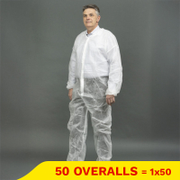 Aanbieding: Non Woven overall zonder kap maat XXL (50 stuks) SHY00756
