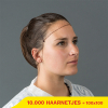 Aanbieding: Nylon Haarnetjes Op Ring 55 cm (100 verpakkingen à 100 stuks) SHY00355 - 1