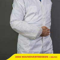 Aanbieding: PE Mouwovertrek Machinemade 3 g (20 verpakkingen à 100 stuks) SHY00528