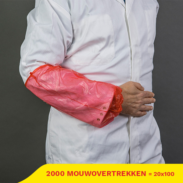 Aanbieding: PE Mouwovertrek Machinemade 3 g (20 zakken à 100 stuks) SHY00534 - 1