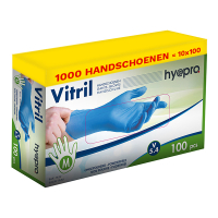 HY@PRO Aanbieding: Vitril handschoenen maat M Ongepoederd (10 dispenserdozen à 100 stuks 5,4 gram, 24 cm)  SHY00263