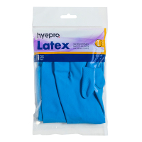 HY@PRO Latex Huishoudhandschoenen Blauw L (45 gram)  SHY00296
