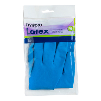 HY@PRO Latex Huishoudhandschoenen Blauw M (45 gram)  SHY00294