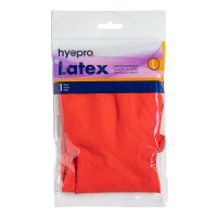 HY@PRO Latex Huishoudhandschoenen Rood L (45 gram)  SHY00306