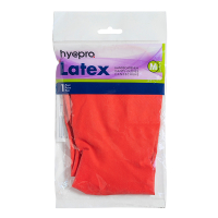 HY@PRO Latex Huishoudhandschoenen Rood M (45 gram)  SHY00304