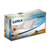 Latex handschoenen maat L Gepoederd (5 gram, 24 cm, 100 stuks)