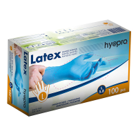 HY@PRO Latex handschoenen maat L Ongepoederd (5,8 gram, 24 cm, 100 stuks)  SHY00224