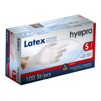HY@PRO Latex handschoenen maat S Ongepoederd (5 gram, 24 cm, 100 stuks)  SHY00204