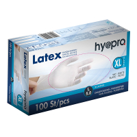 HY@PRO Latex handschoenen maat XL Ongepoederd (5 gram, 24 cm, 100 stuks)  SHY00210