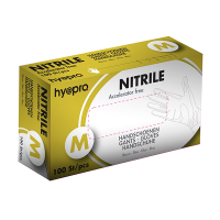 HY@PRO Medical Accelerator Free Nitril handschoenen maat M Ongepoederd (3,5 gram, 24 cm, 100 stuks)  SHY00022