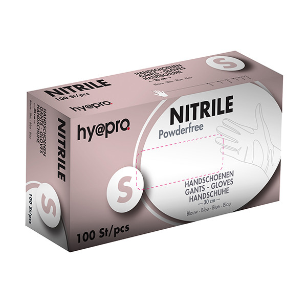 HY@PRO Medical Nitril handschoenen maat S Ongepoederd (6,2 gram, 30 cm, 100 stuks)  SHY00010 - 1