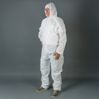 HY@PRO Microporeuze coverall met capuchon Type 5/6 maat S (1 stuk)  SHY00813