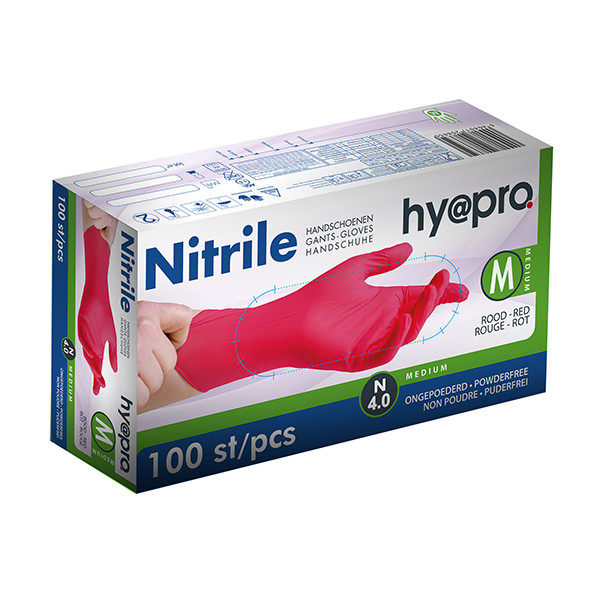 HY@PRO Nitril handschoenen maat M Ongepoederd (4 gram, 24 cm, 100 stuks)  SHY00114 - 1