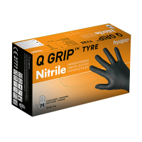 HY@PRO Nitril handschoenen maat M Ongepoederd Q Grip Tyre (24 cm, 50 stuks)  SHY00156